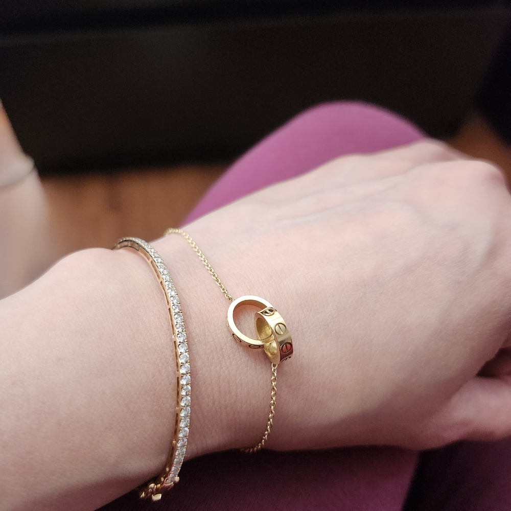 18k Yellow Gold Braclet